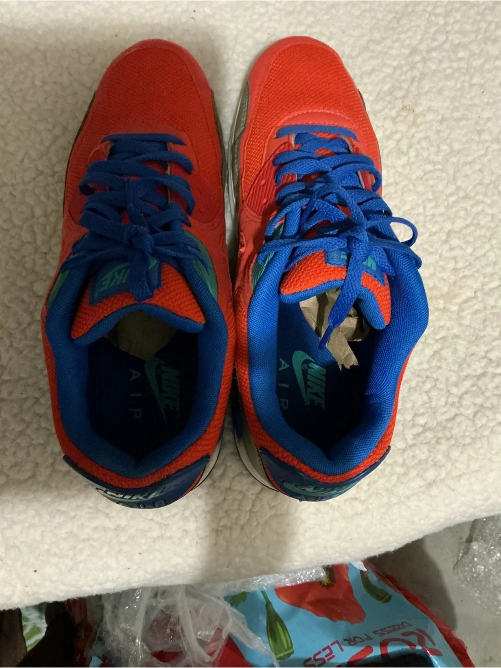 Nike Kids Blue, Red & Green Air Sneakers